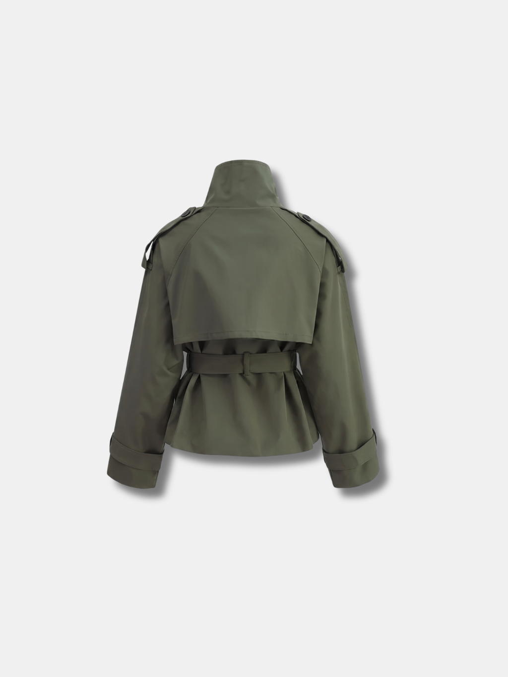 LANA CROPPED TRENCH JACKET