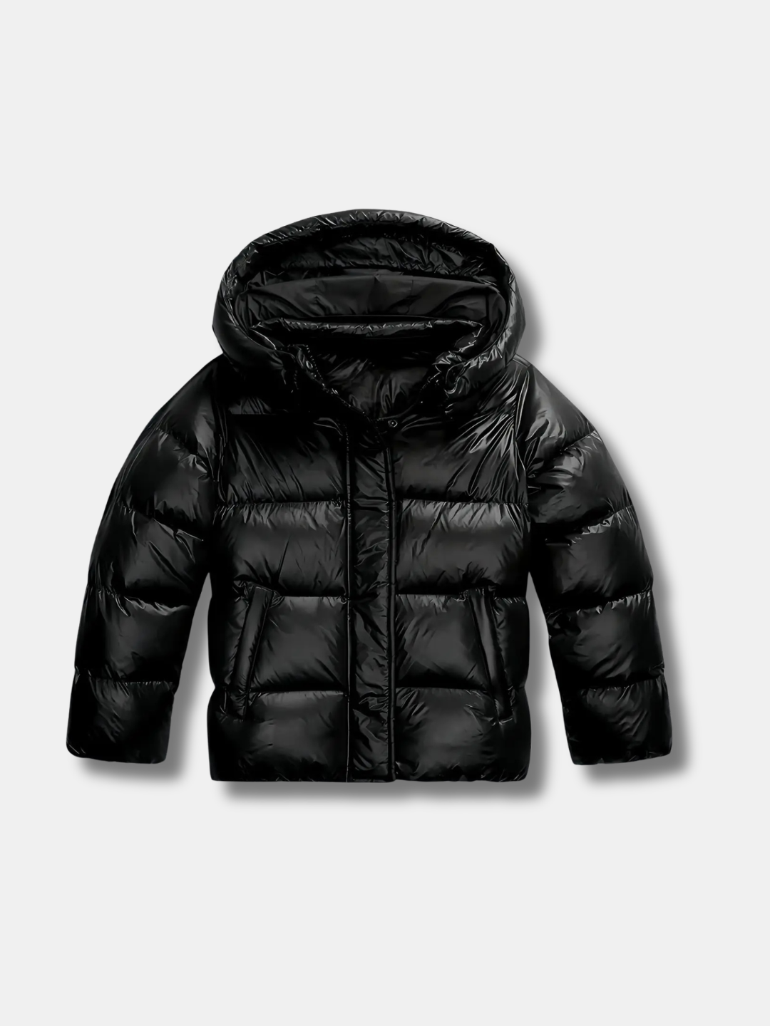 GLOSSY PUFFER JACKET