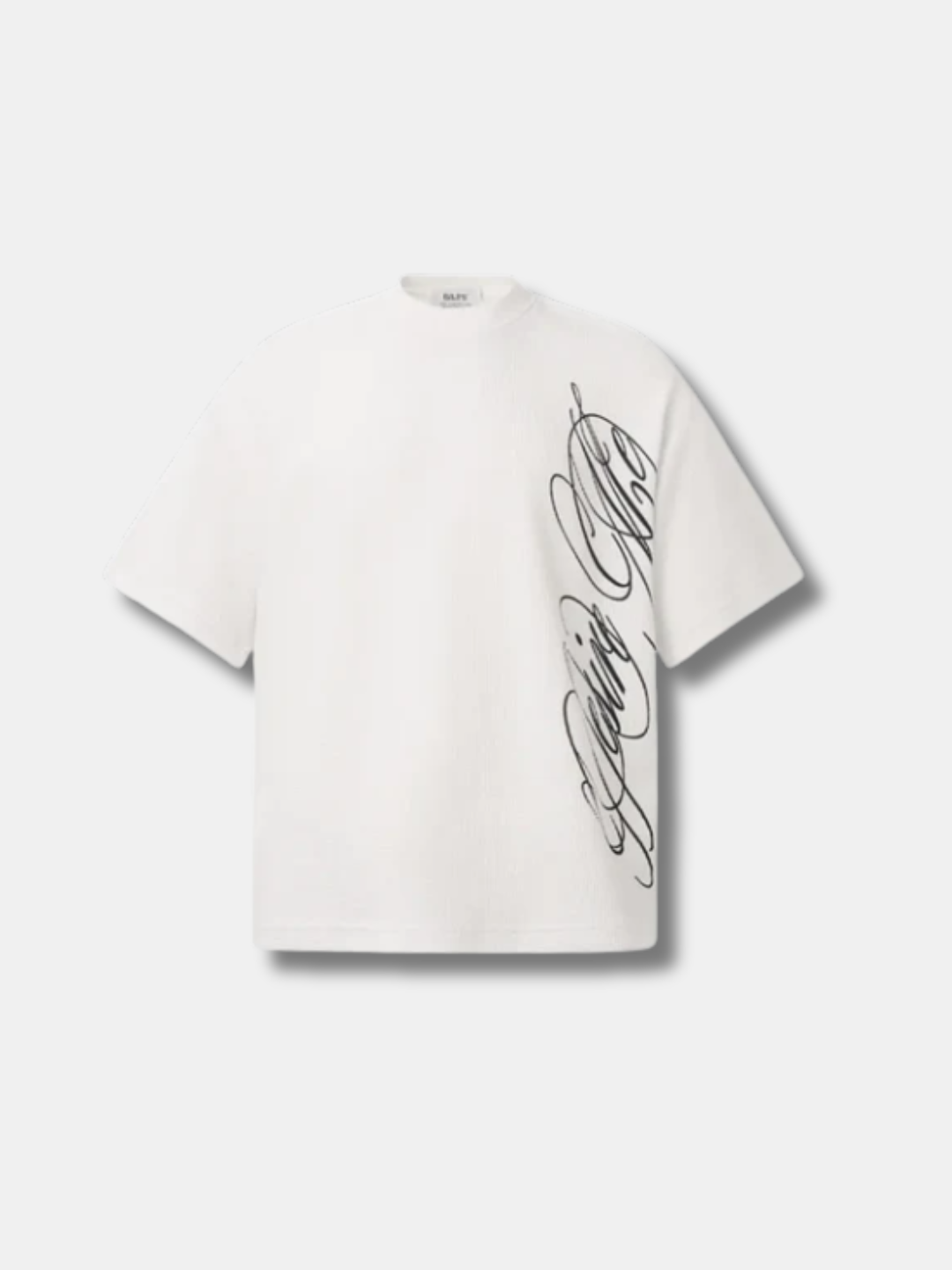 SIDE SCRIPT TEE