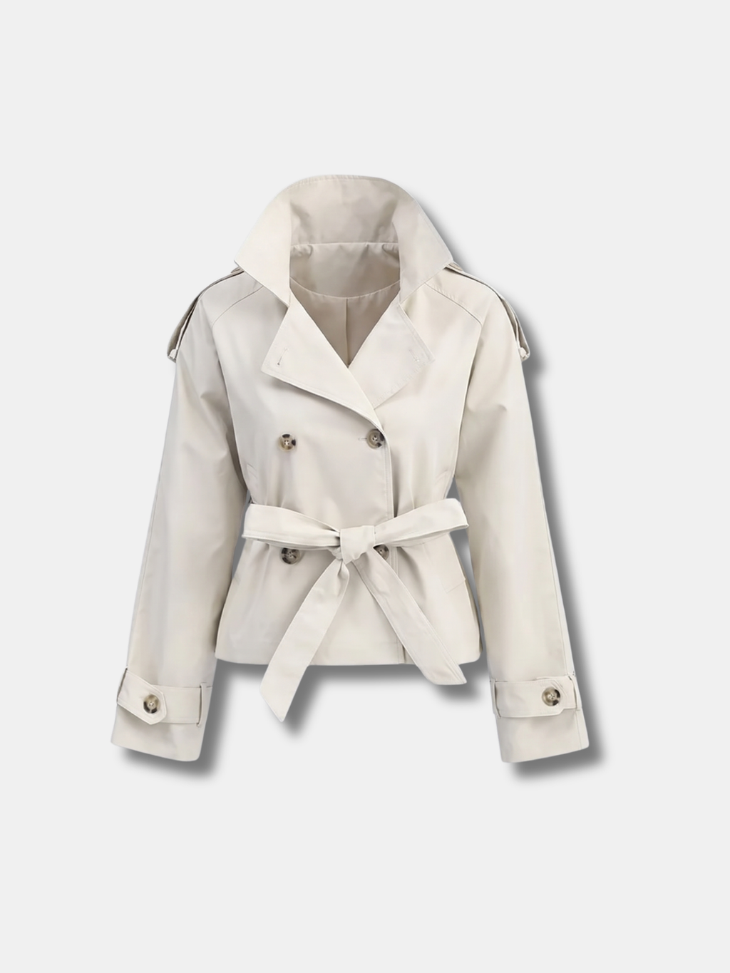 LANA CROPPED TRENCH JACKET