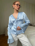 SOPHIA SATIN BLOUSE