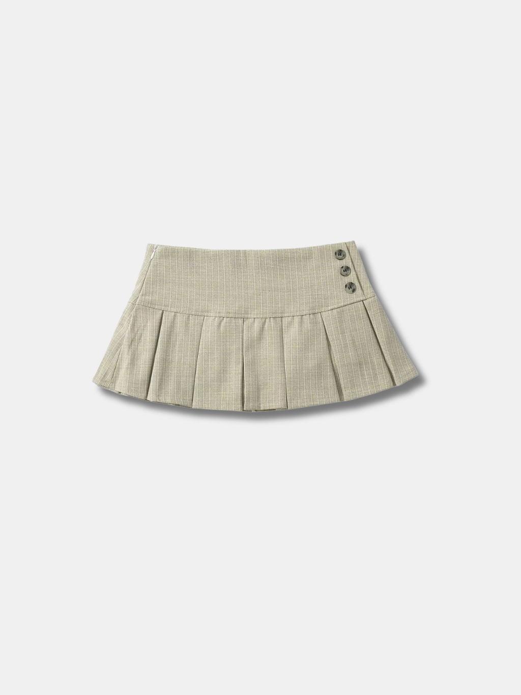 PLEATED MICRO MINI SKIRT