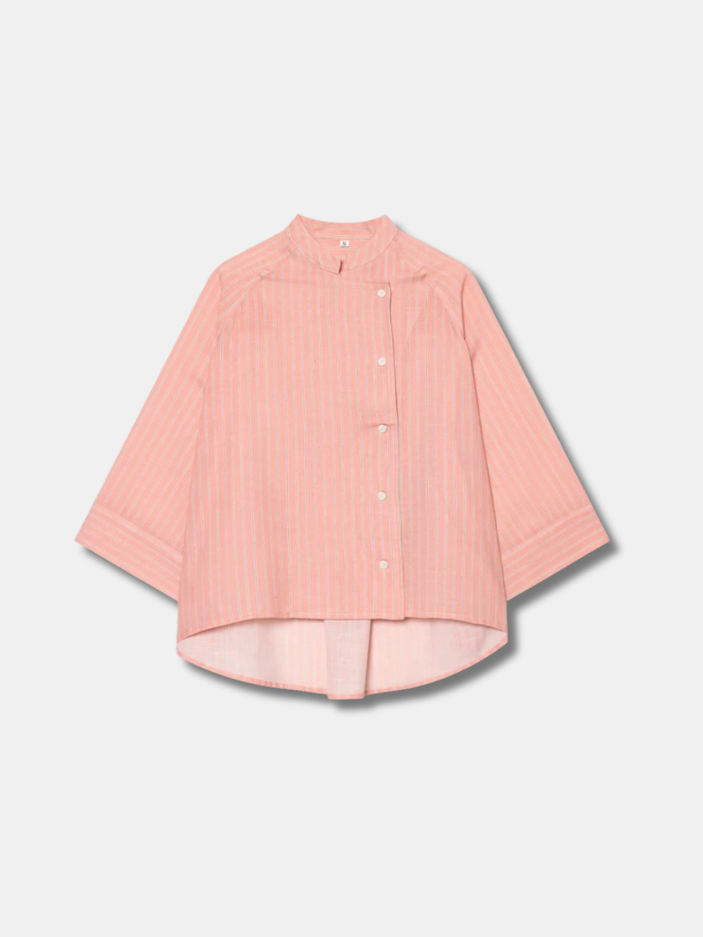PINSTRIPE CROPPED SHIRT