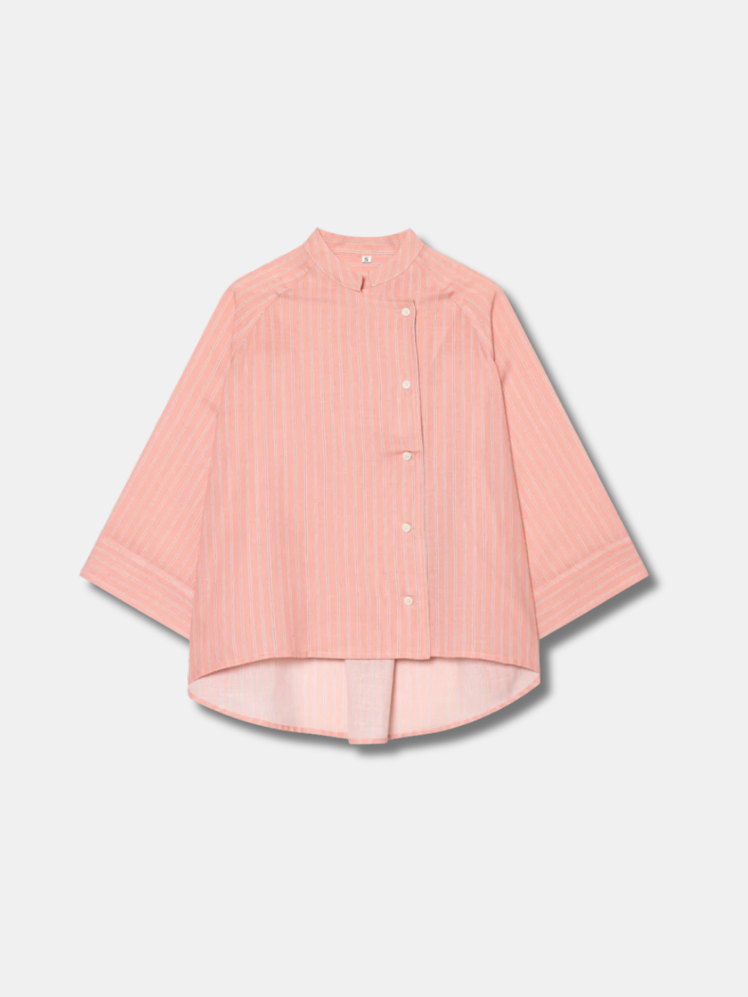 PINSTRIPE CROPPED SHIRT