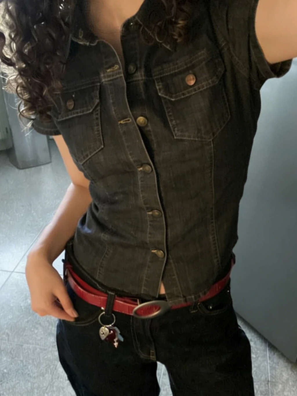 Y2K DENIM SHIRT