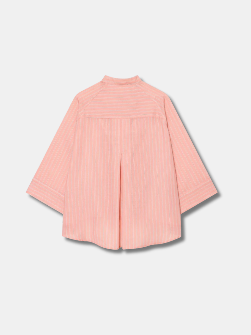 PINSTRIPE CROPPED SHIRT