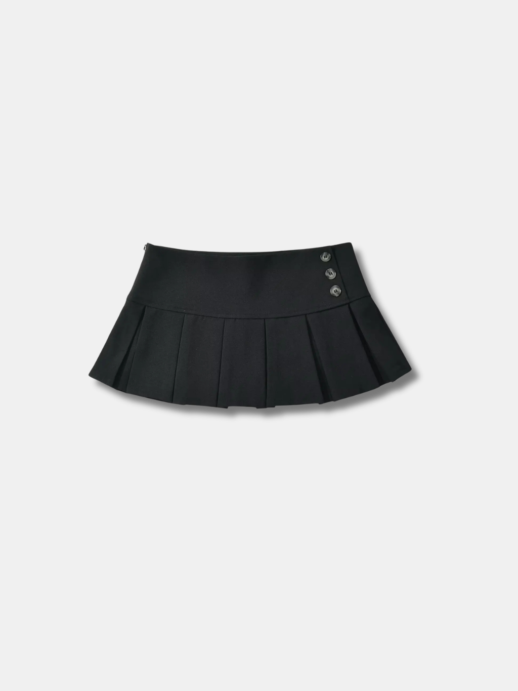 PLEATED MICRO MINI SKIRT
