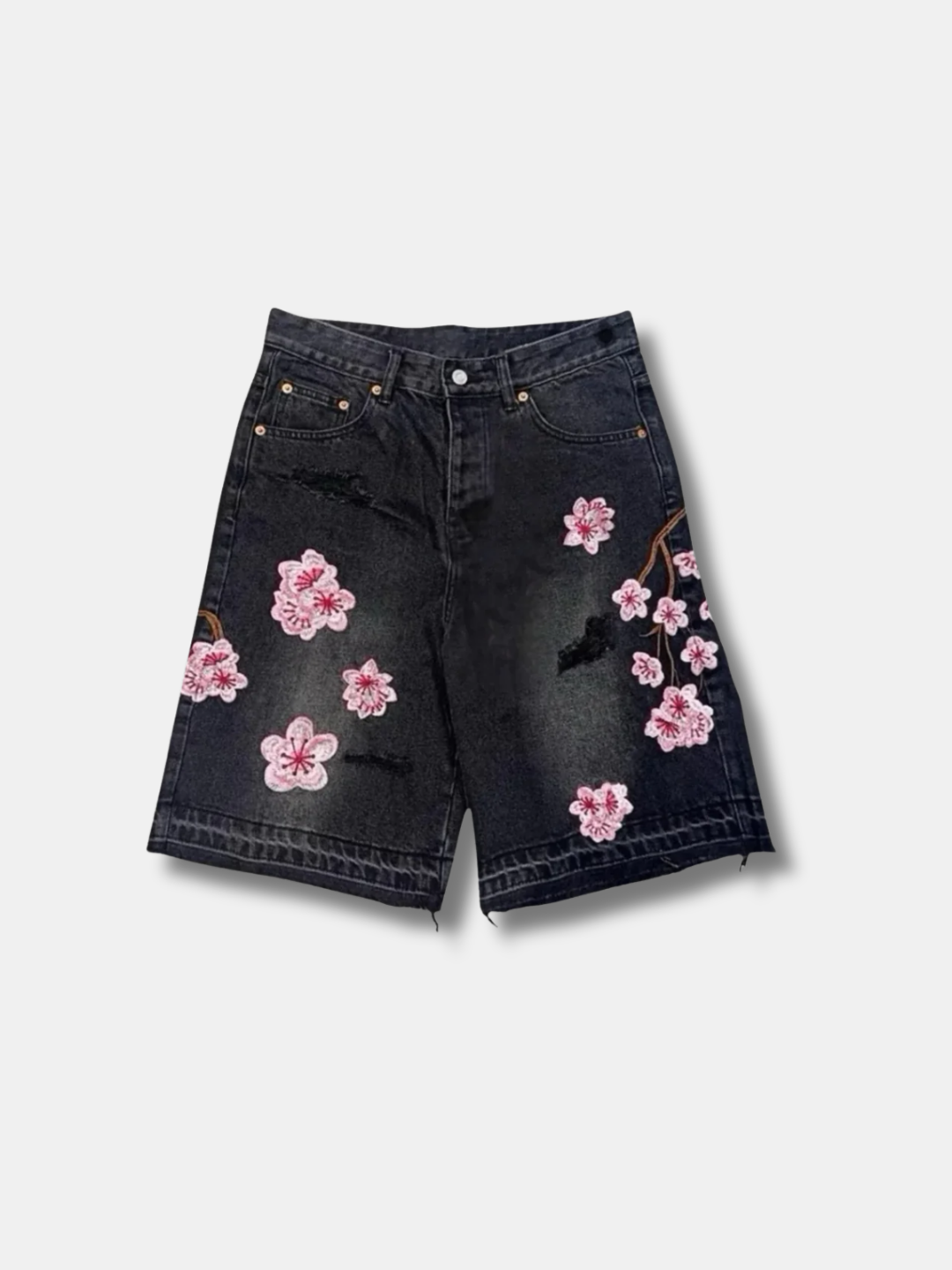 BLOSSOM DENIM SHORTS
