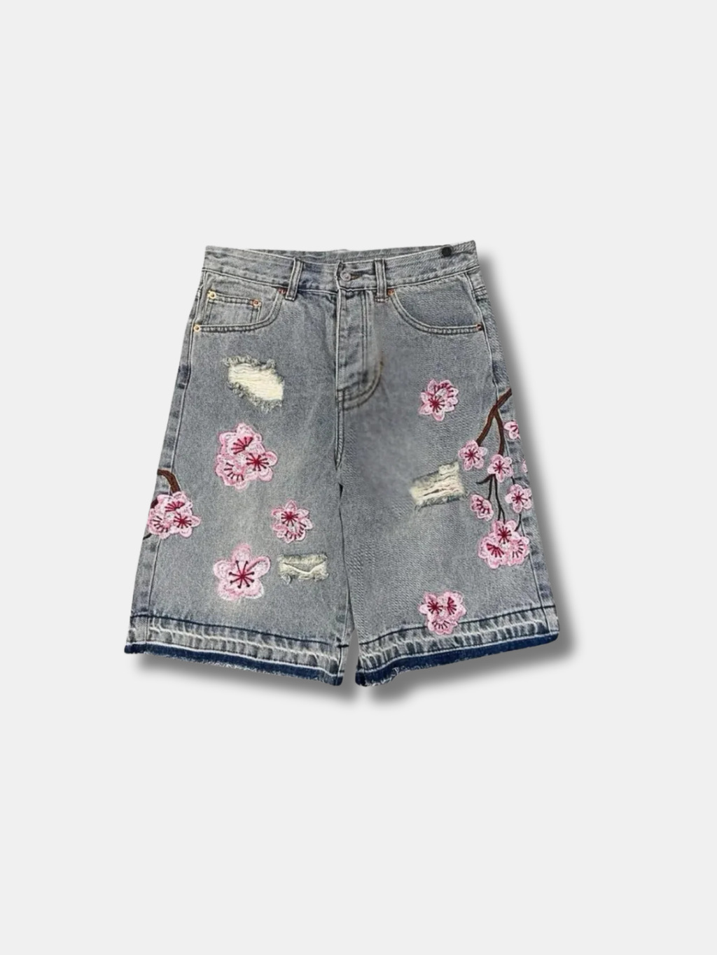 BLOSSOM DENIM SHORTS