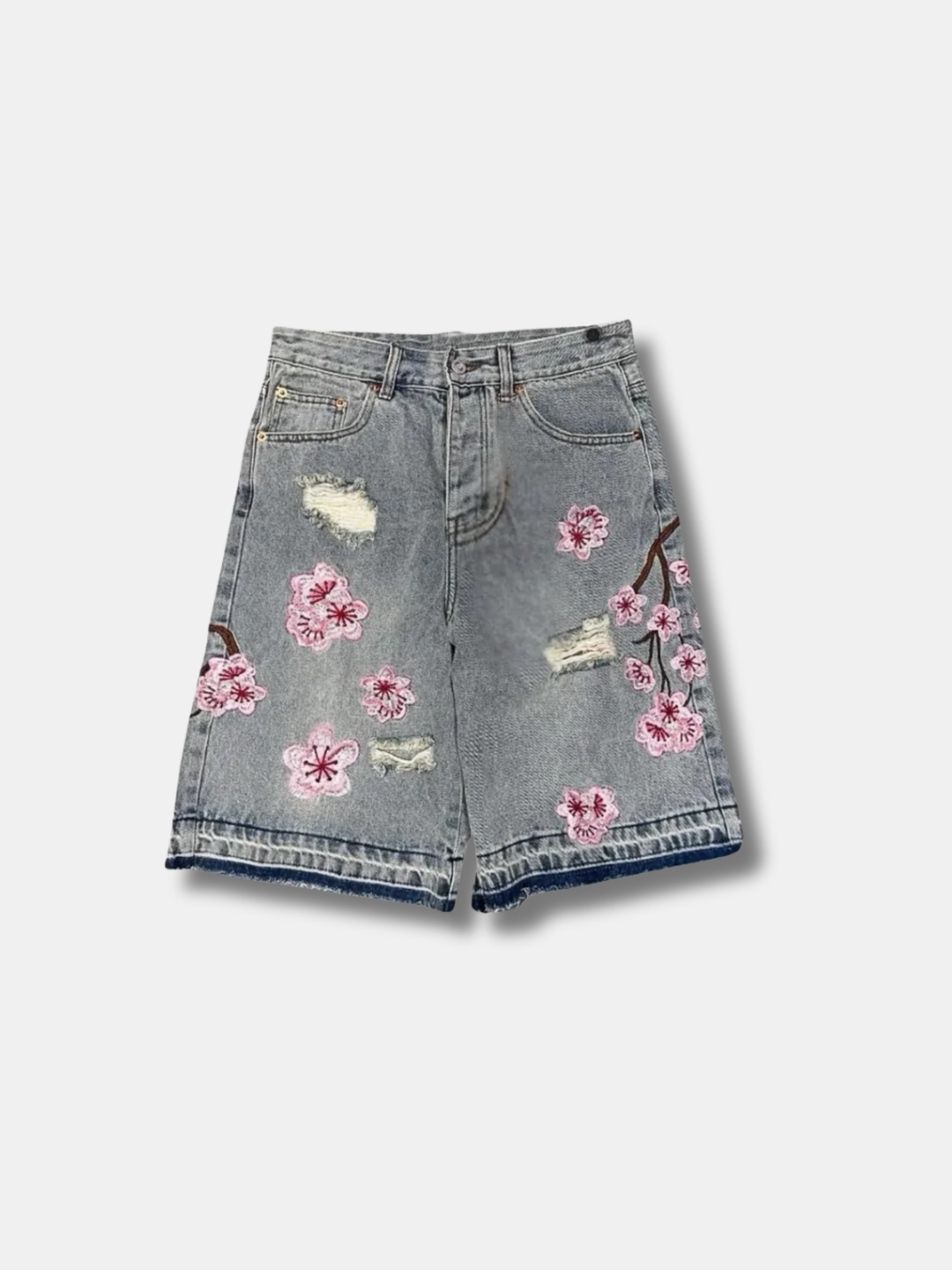 BLOSSOM DENIM SHORTS