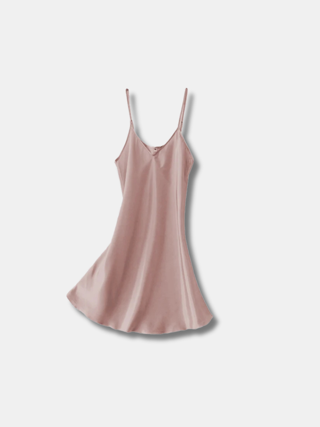 SATIN SLIP MINI DRESS