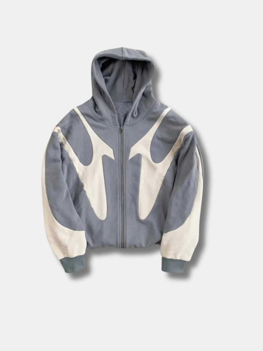FLAME PANEL ZIP HOODIE