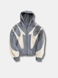 FLAME PANEL ZIP HOODIE