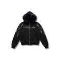 FUR TRIM ZIP HOODIE
