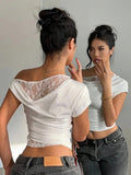 LUNA LACE SHOULDER TOP
