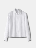 PINSTRIPE BUTTON-UP SHIRT