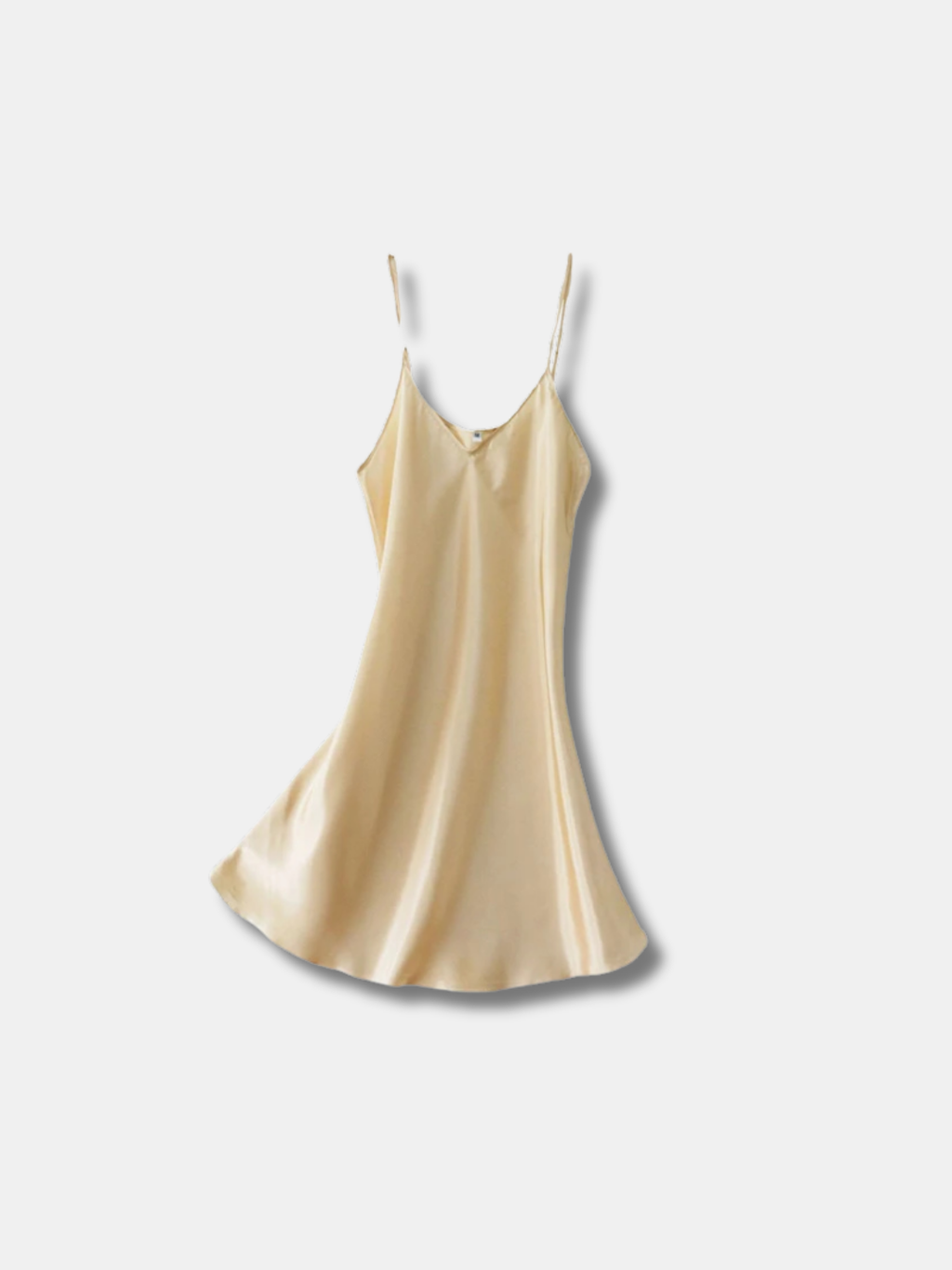 SATIN SLIP MINI DRESS