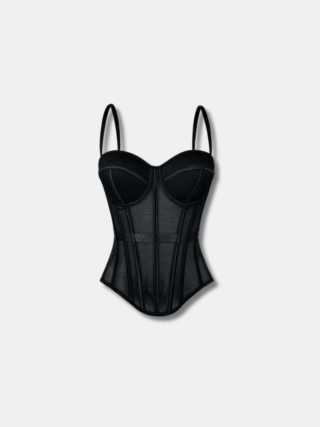 MESH BUSTIER CORSET TOP
