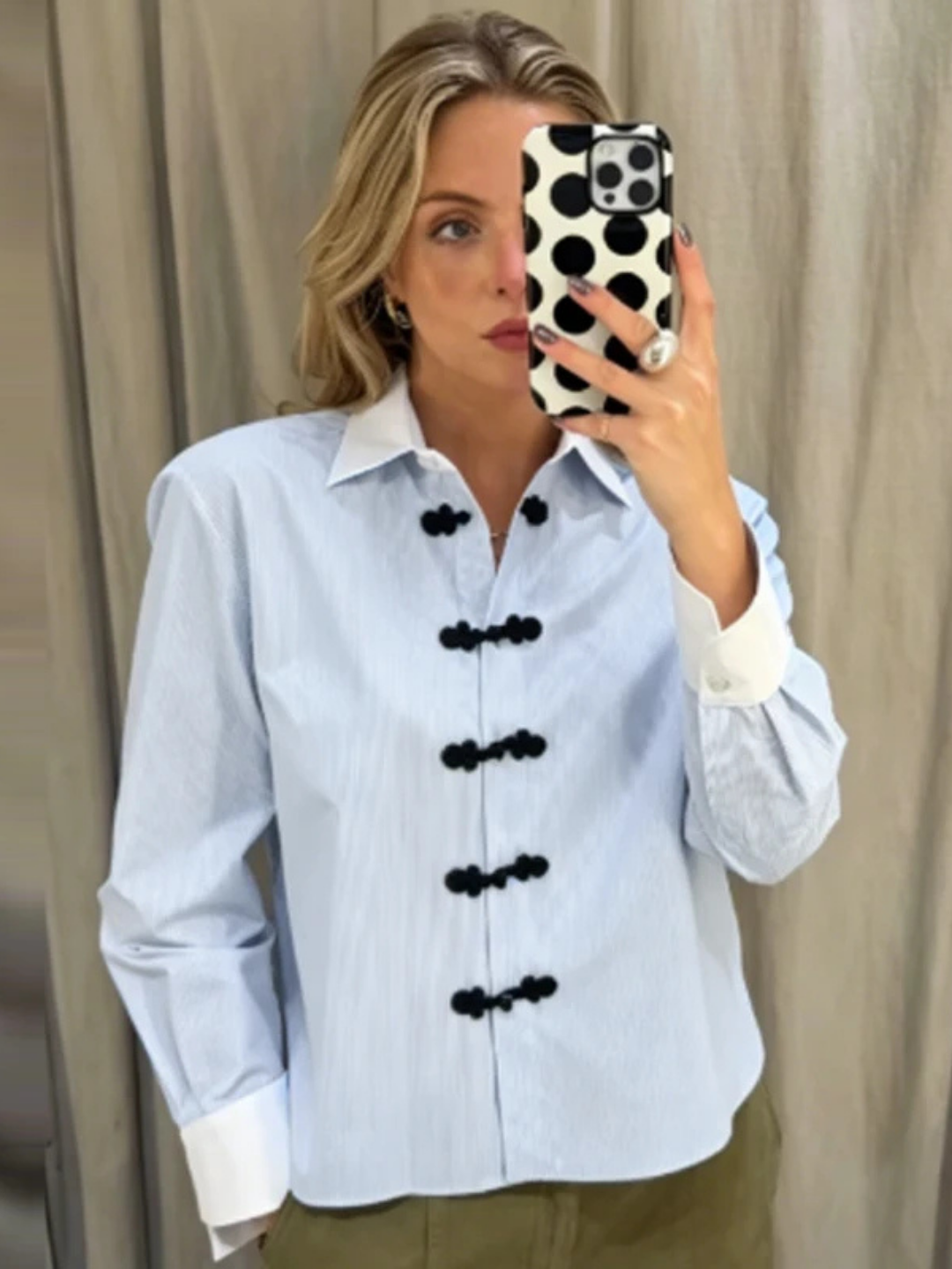 FROG BUTTON OXFORD SHIRT
