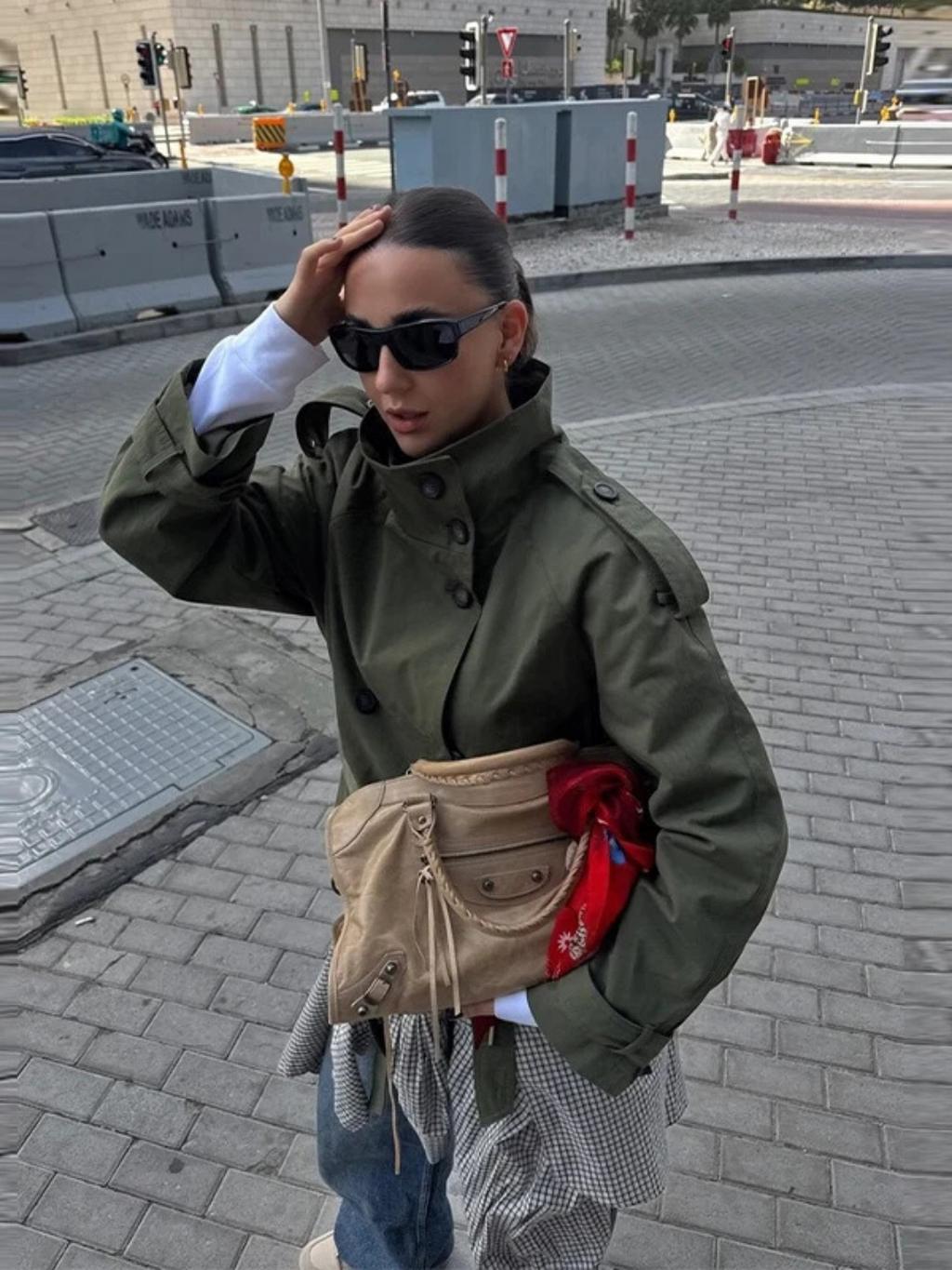 LANA CROPPED TRENCH JACKET