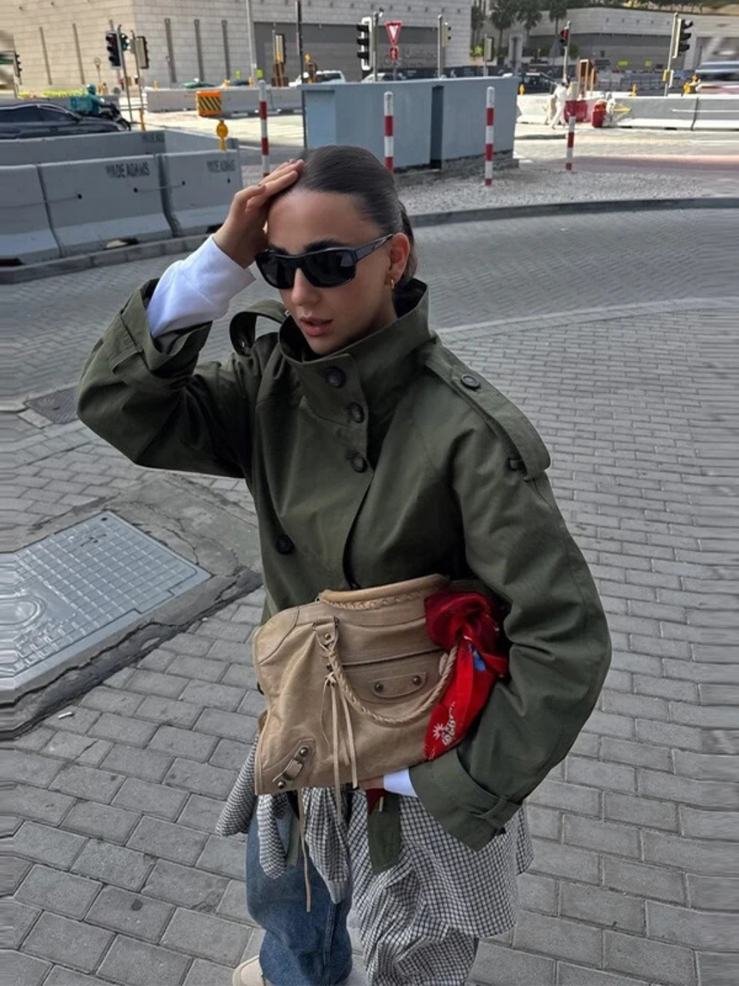 LANA CROPPED TRENCH JACKET