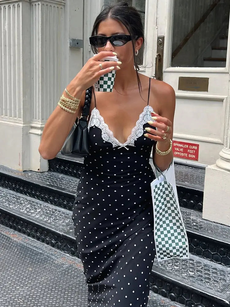 DOTTED LANE DRESS