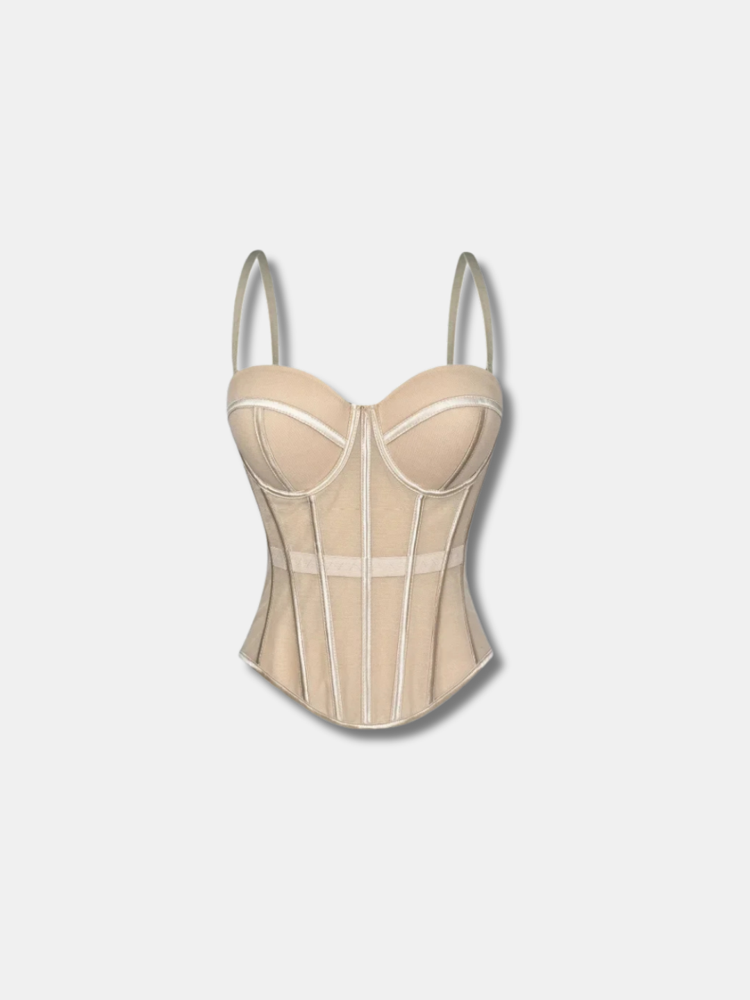 MESH BUSTIER CORSET TOP