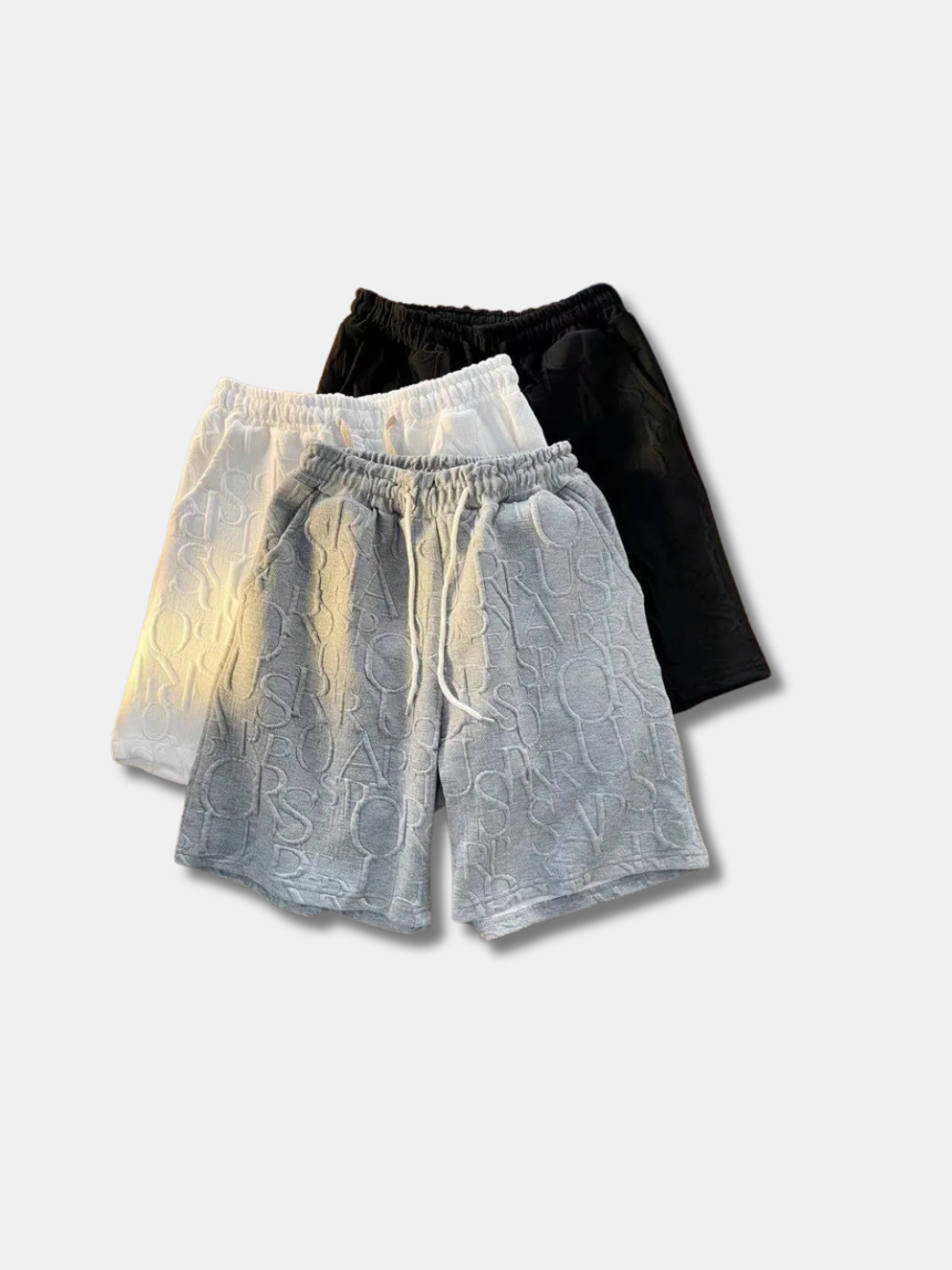 MONOGRAM EMBOSSED SHORTS
