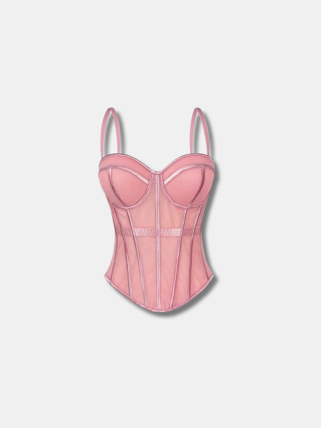 MESH BUSTIER CORSET TOP