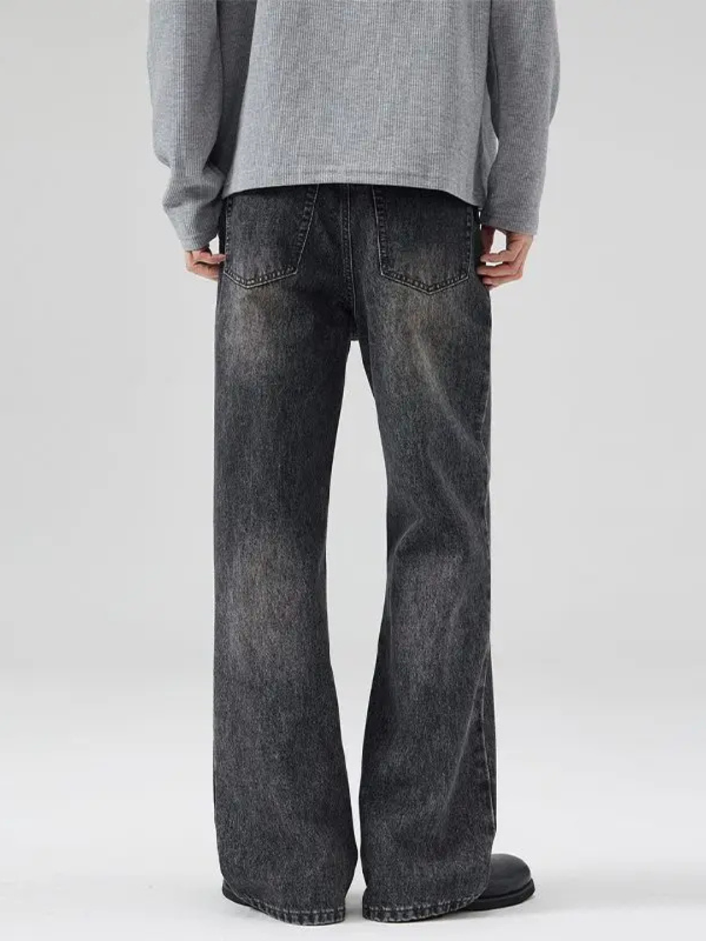 6THLANE WASH FLARE JEANS