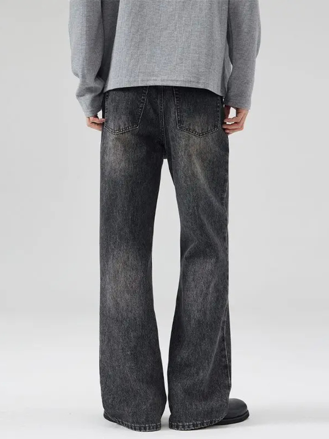 6THLANE WASH FLARE JEANS