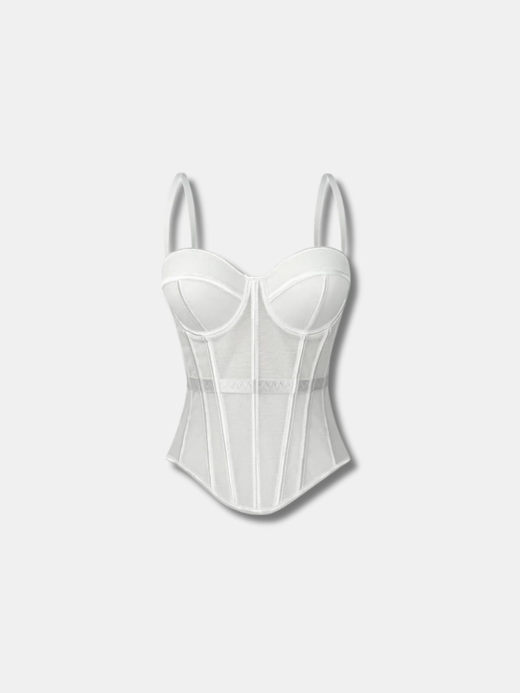 MESH BUSTIER CORSET TOP