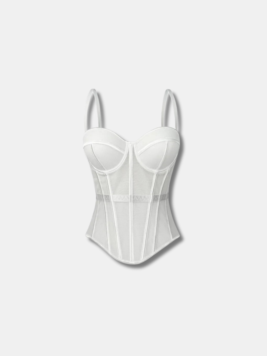 MESH BUSTIER CORSET TOP