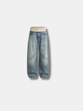 LOW RISE WIDE LEG JEANS