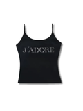 J'ADORE RHINESTONE CAMI