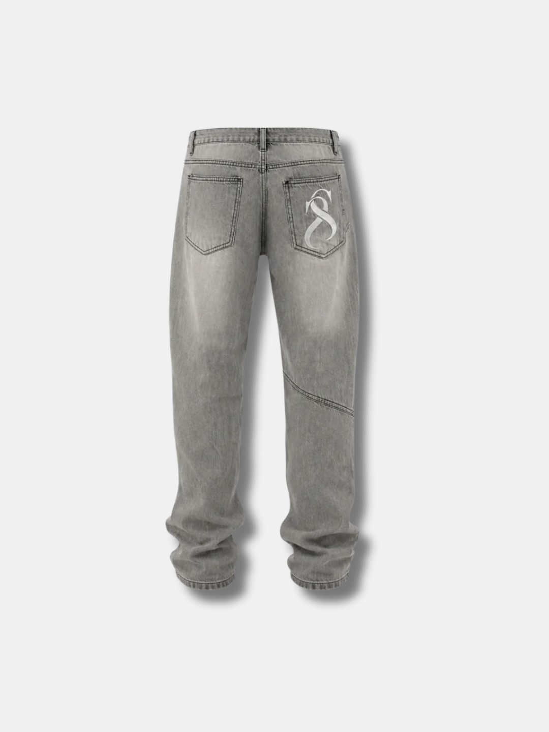 6THLANE STRIPE STACKED JEANS