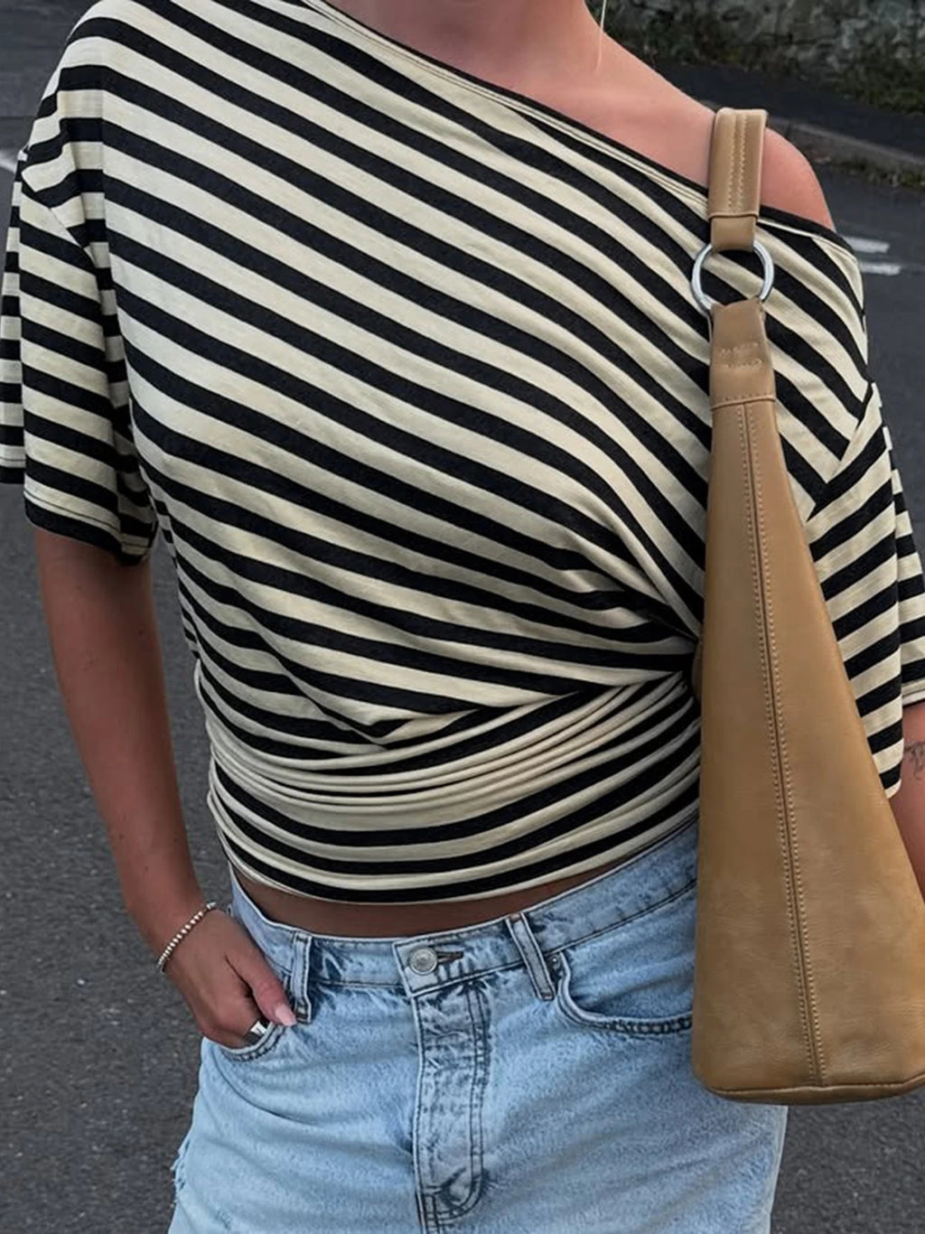 NAOMI STRIPE TOP