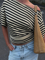 NAOMI STRIPE TOP