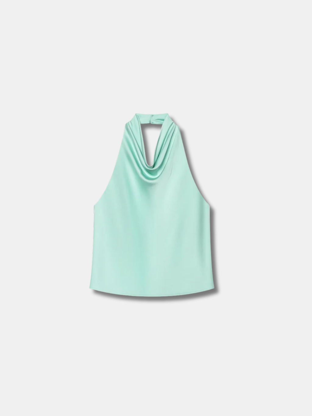 COWL NECK HALTER TOP