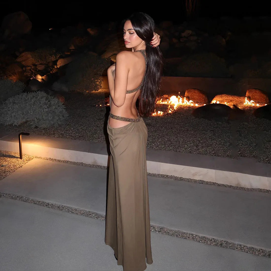 DIANA CUTOUT MAXI