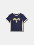 ITALIA SHIELD CROP TEE