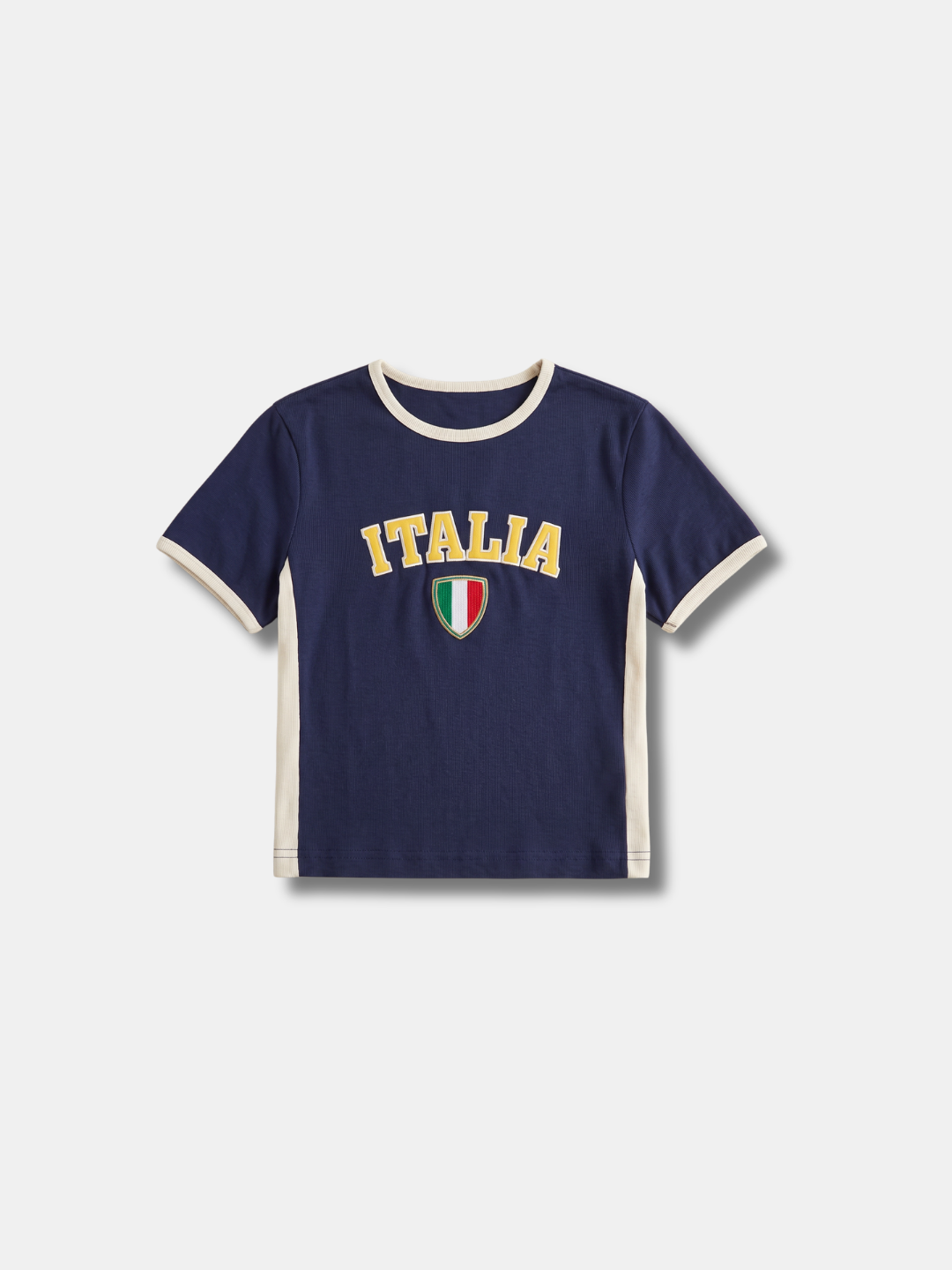 ITALIA SHIELD CROP TEE