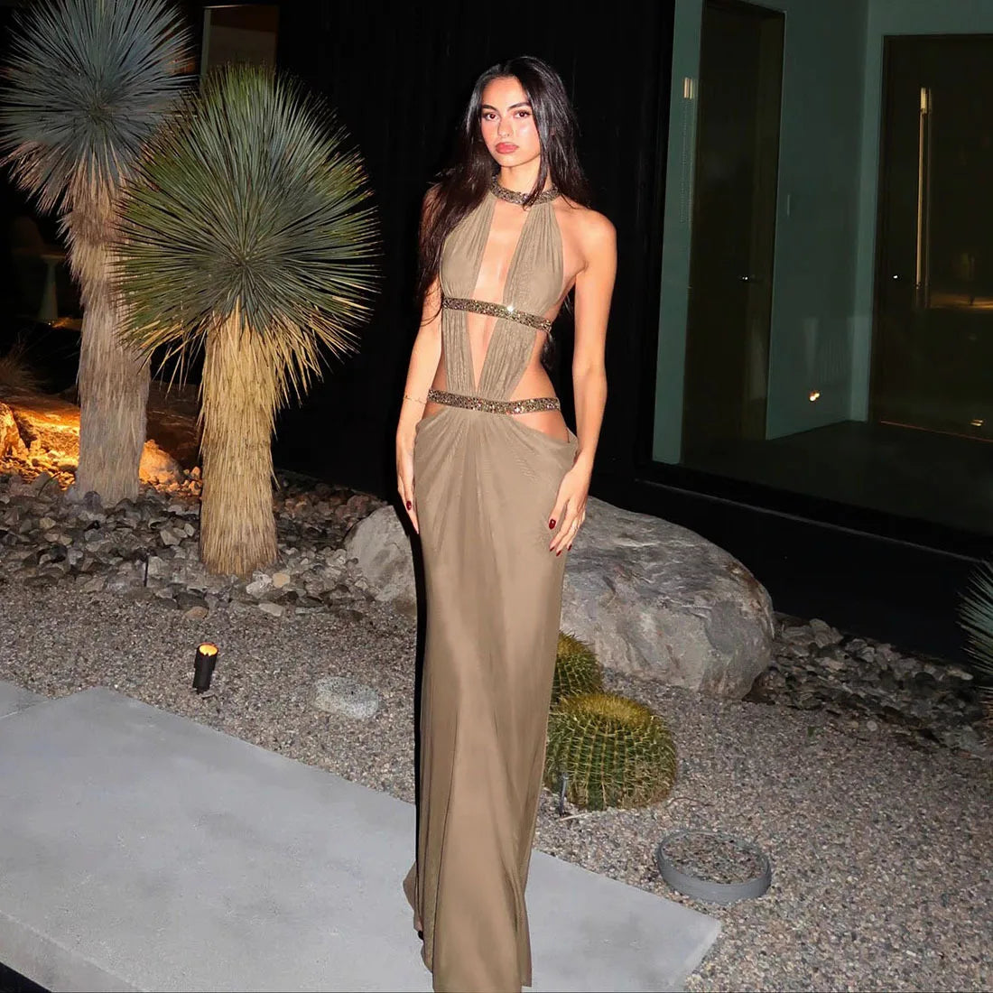 DIANA CUTOUT MAXI