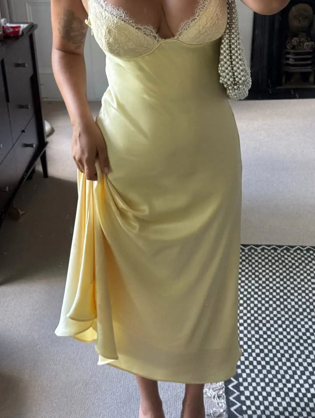 LEA BUTTER MAXI DRESS
