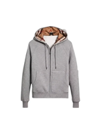 CHECKERED ZIP HOODIE
