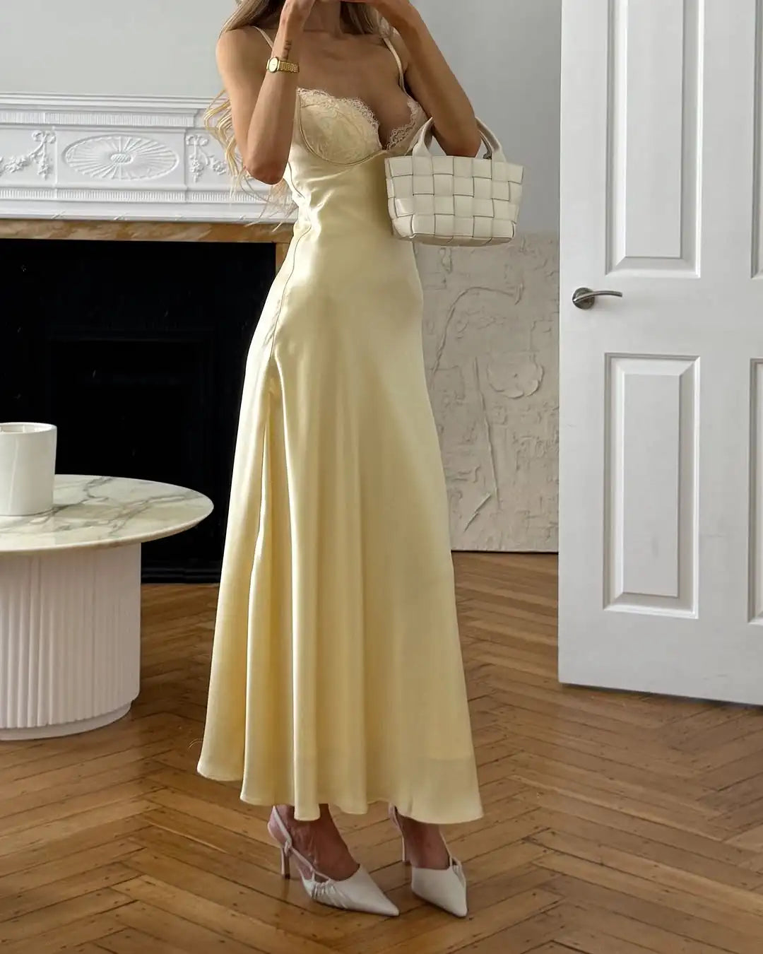 LEA BUTTER MAXI DRESS