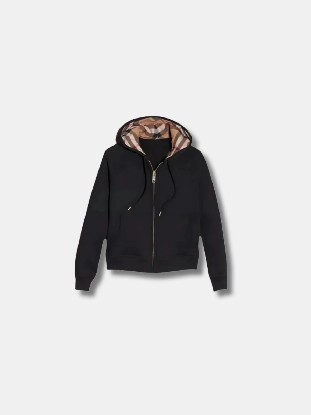 CHECKERED ZIP HOODIE