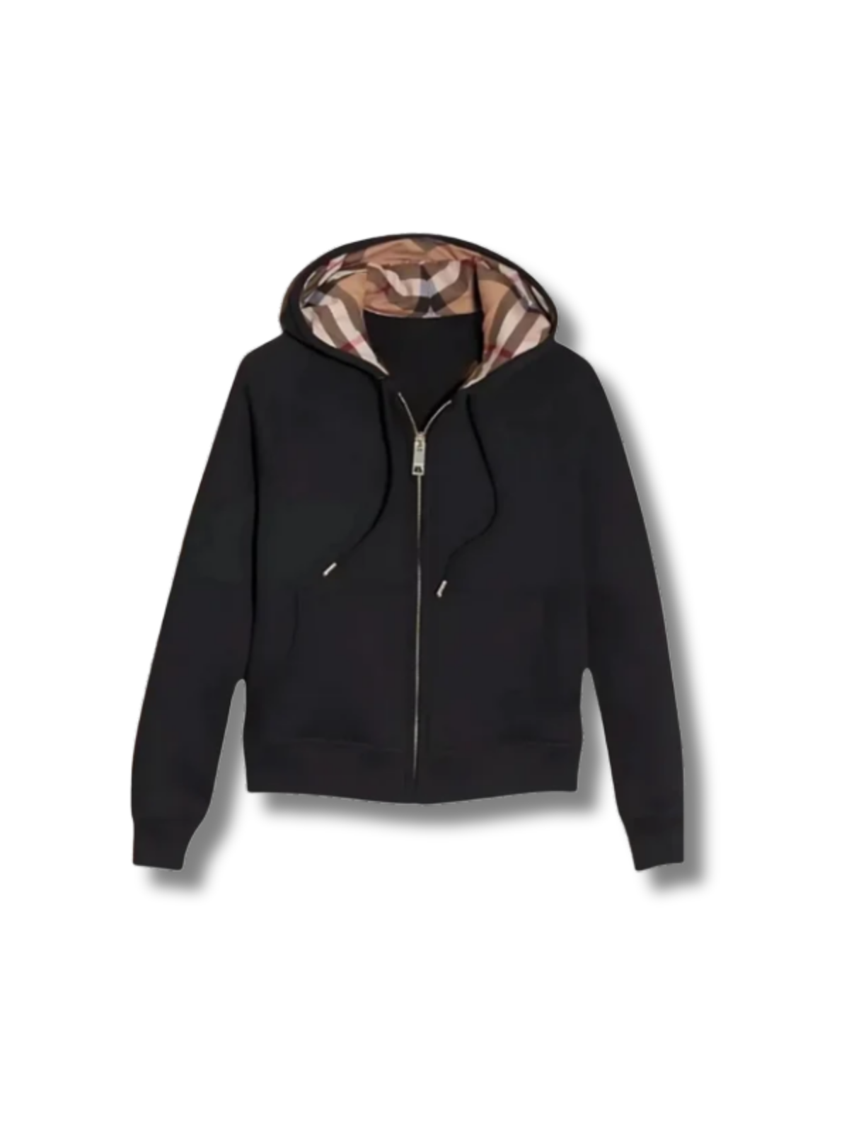 CHECKERED ZIP HOODIE