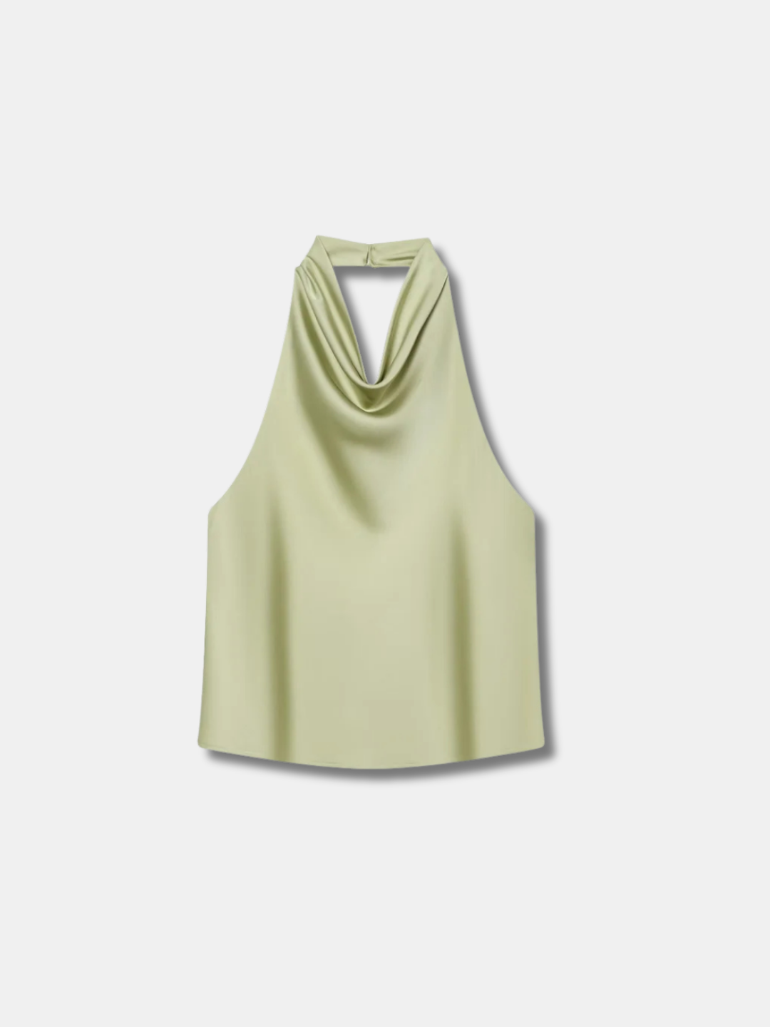 COWL NECK HALTER TOP
