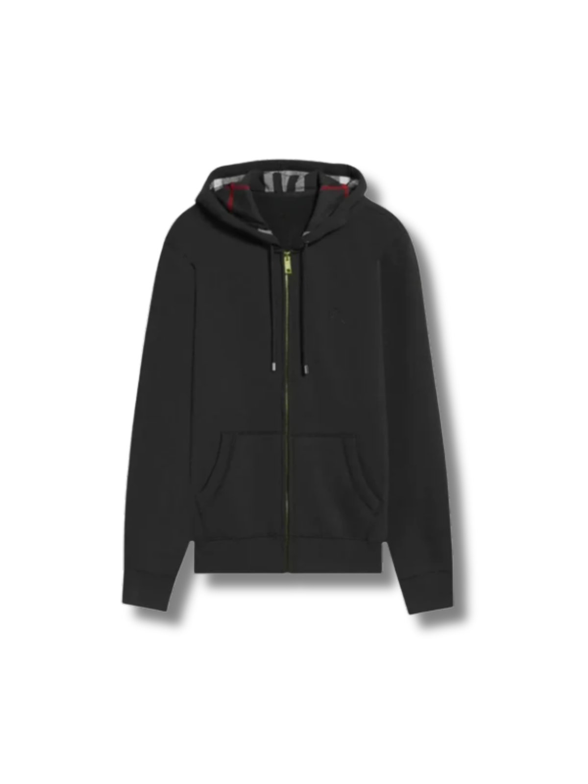 CHECKERED ZIP HOODIE